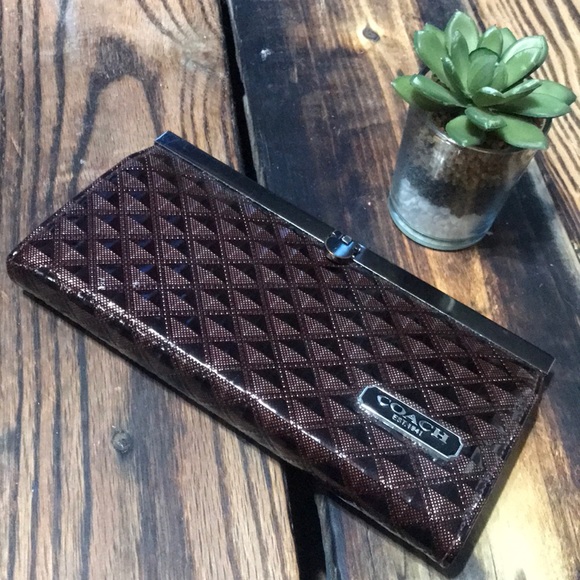 Coach Handbags - Coach | Unique Fold-open Wallet